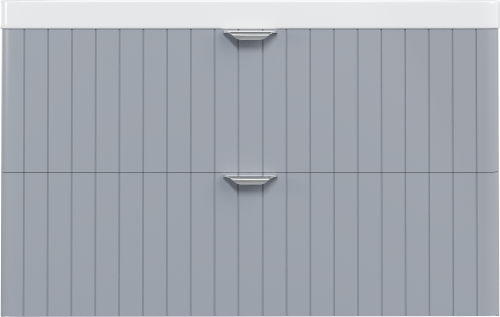 Тумба с раковиной STWORKI Ларвик 105, серая матовая в Черкесске