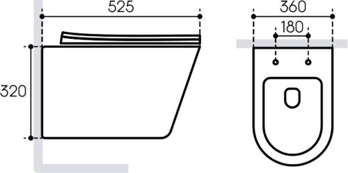 Комплект Унитаз подвесной Aqueduto Cone CON0120 безободковый, с микролифтом, белый матовый + Инсталляция STWORKI + Кнопка Хельсинки 500470 белая в Черкесске