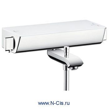 Hansgrohe 13141400 Термостат для ванны белый хром Ecostat S в Черкесске